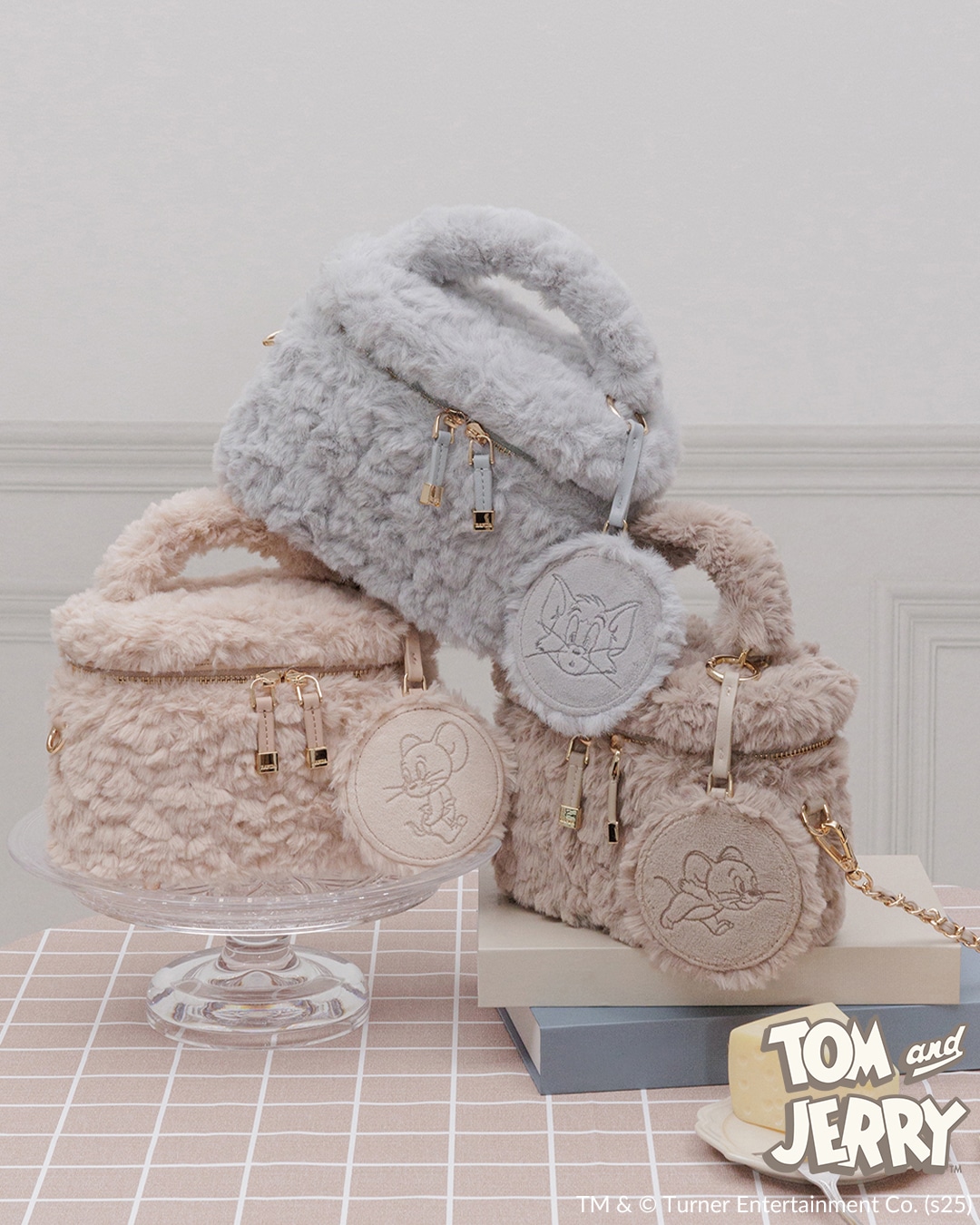 【TOM and JERRY】ミラー付きバニティバッグ


